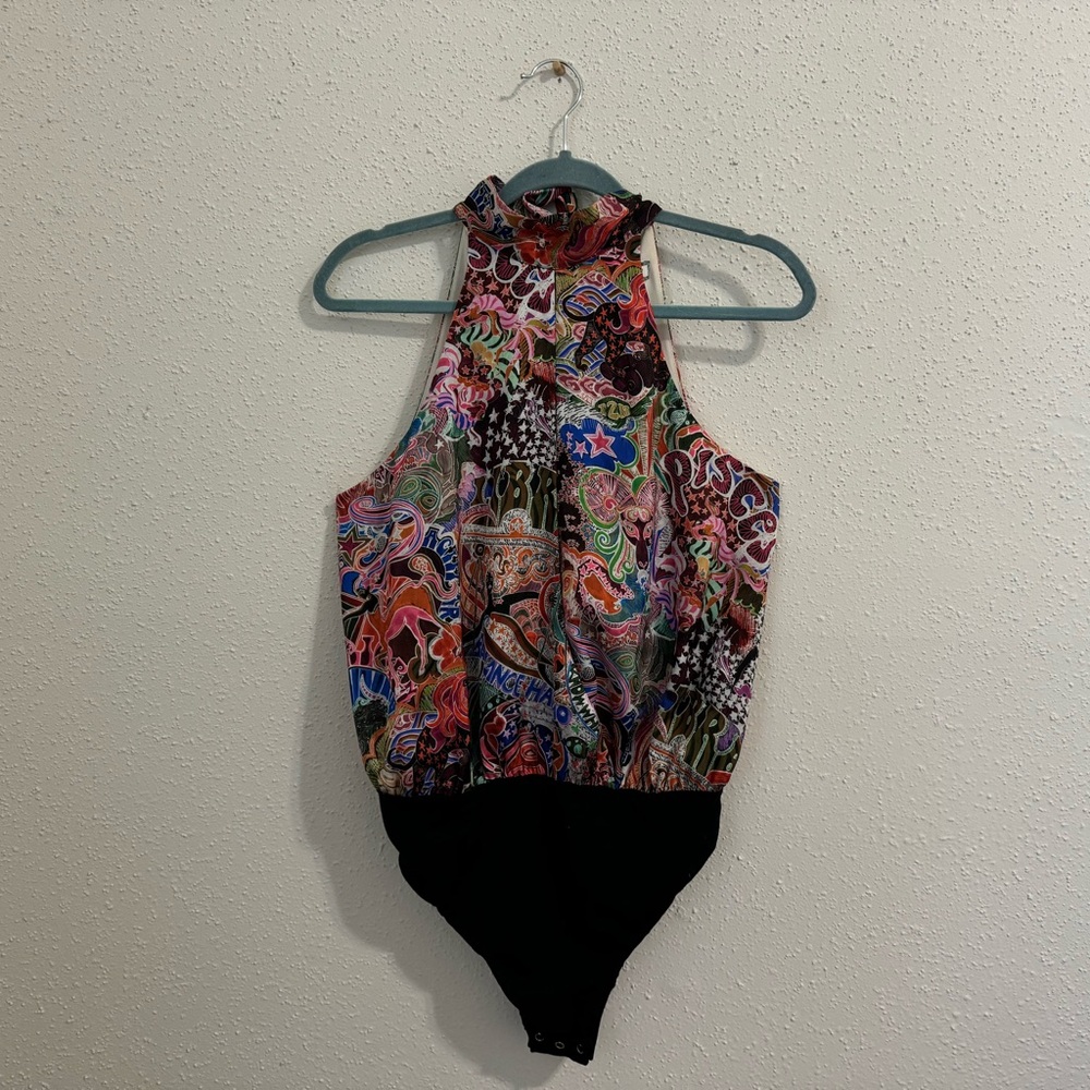 Zendaya x Tommy Hilfiger Printed Zodiac Bodysuit - Size 8
